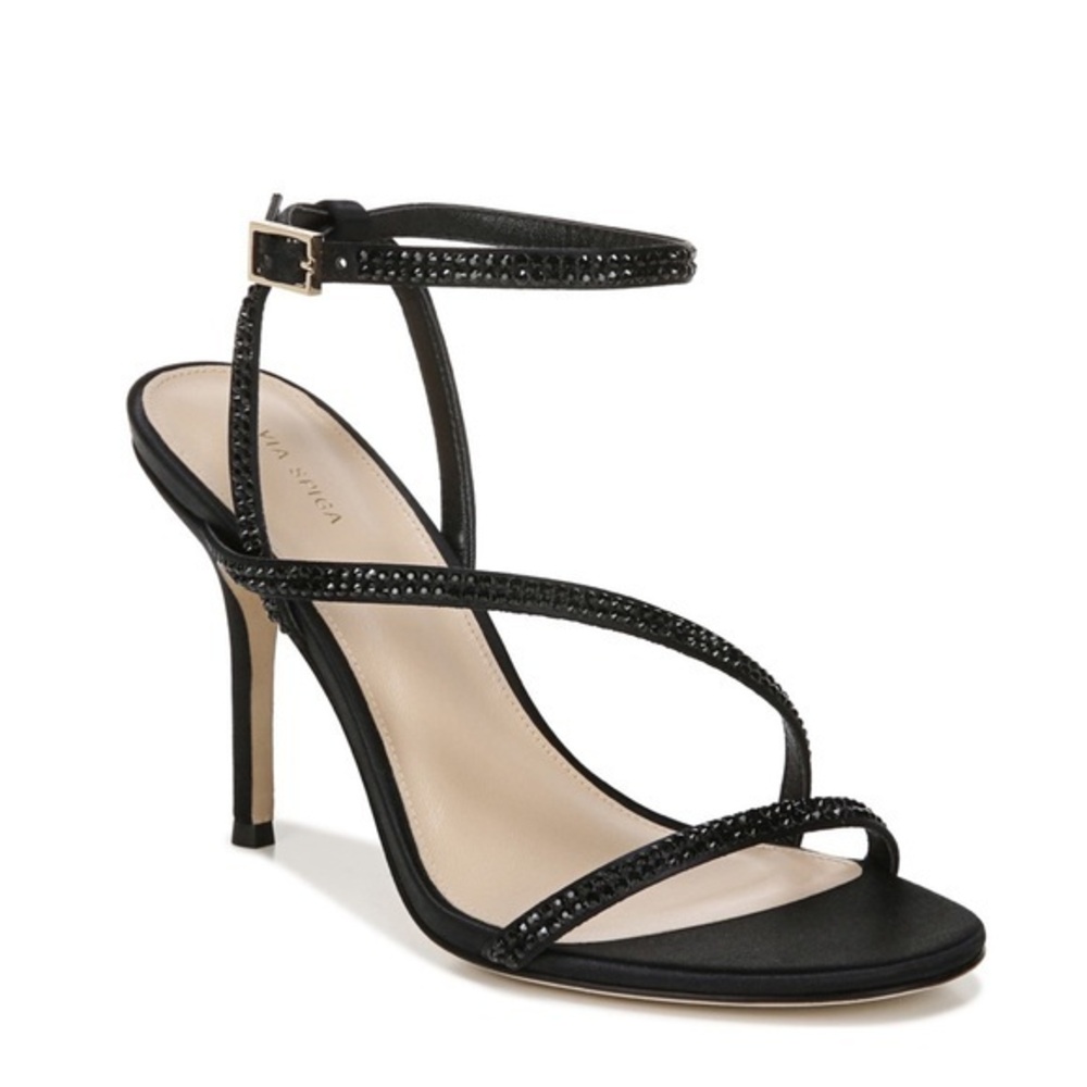 Via Spiga Black Heels Sophisticated Style